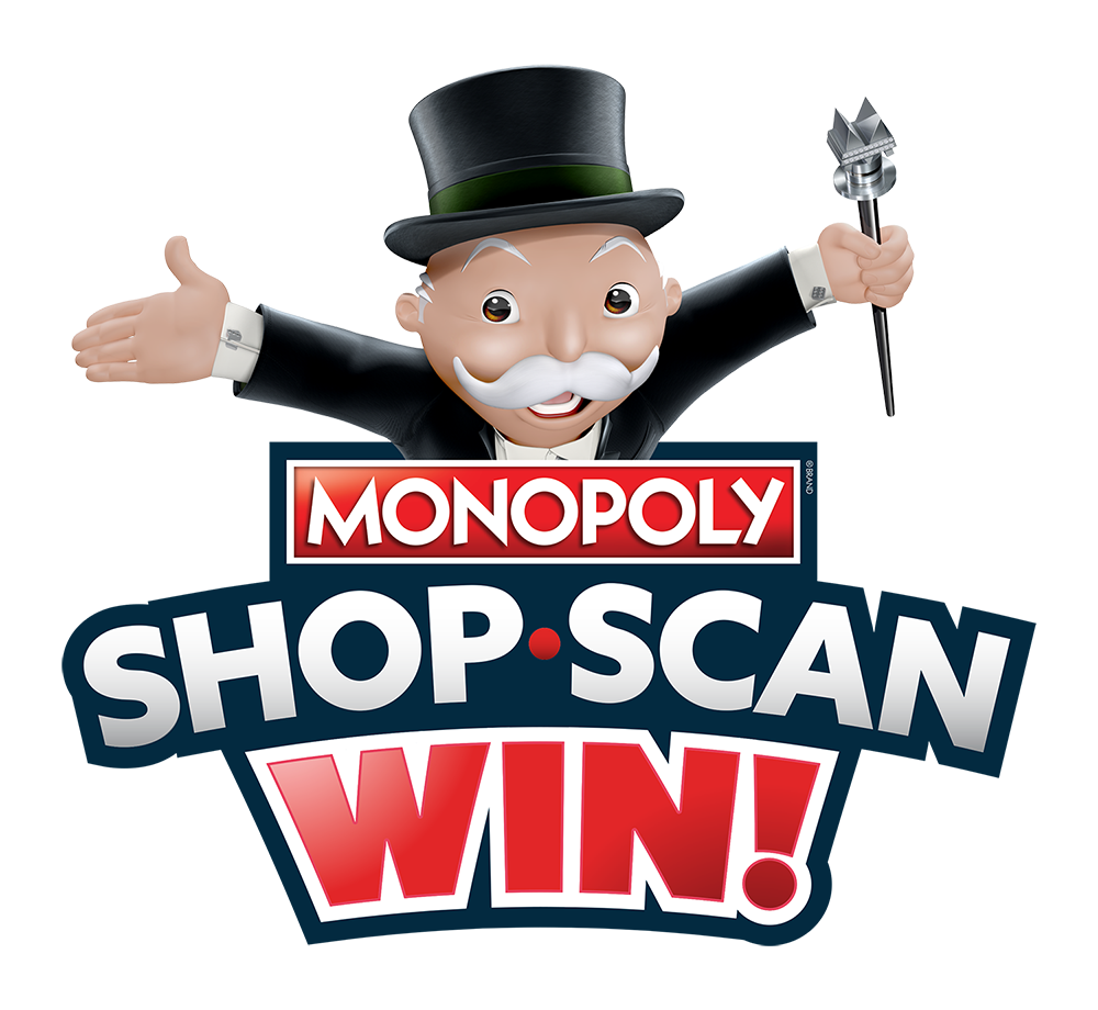 Monopoly Shop Scan and Win Hero Image